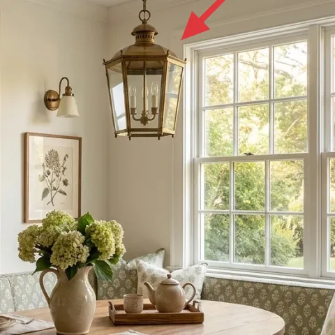 brass lantern pendant light