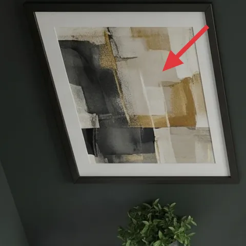 Framed abstract wall art