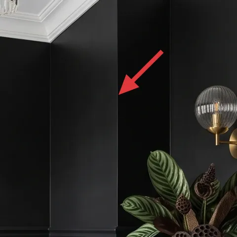 black paneled wall paint (1 gallon)