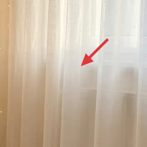 curtain panels, sheer white