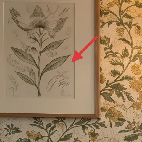 framed botanical wall art