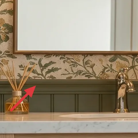 botanical peel-and-stick wallpaper