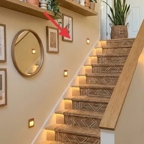 Brass wall sconce