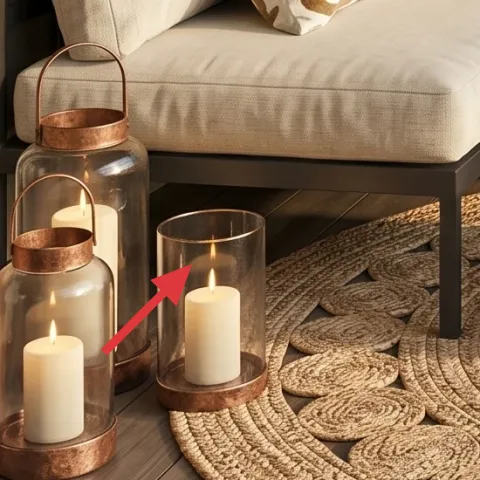 candle pour (glass jar candles)