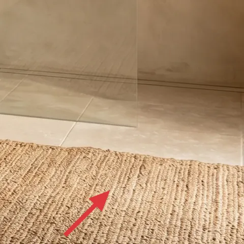 Textured neutral area rug 5×7