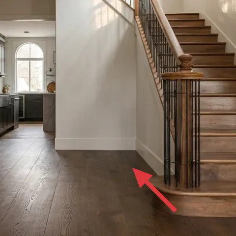 dark wood floor