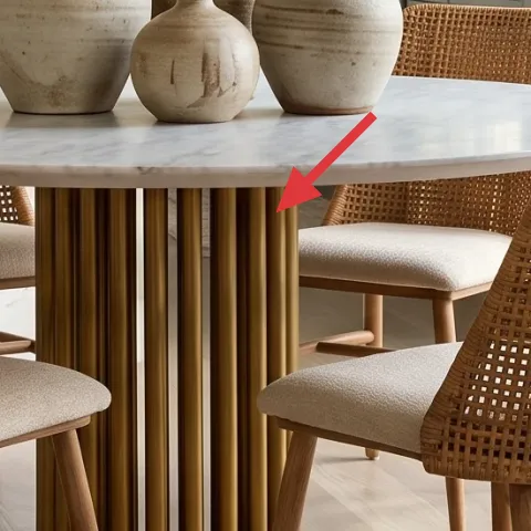 rectangular wood dining table