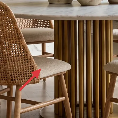 rattan dining chairs