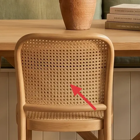 rattan dining chair