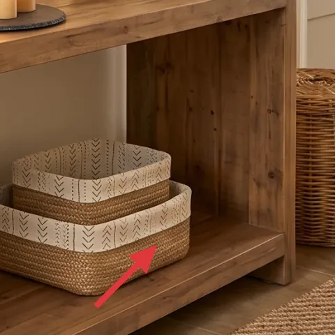 wicker storage basket