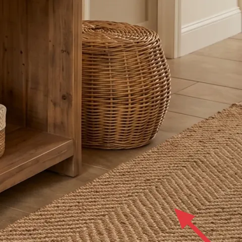 woven area rug